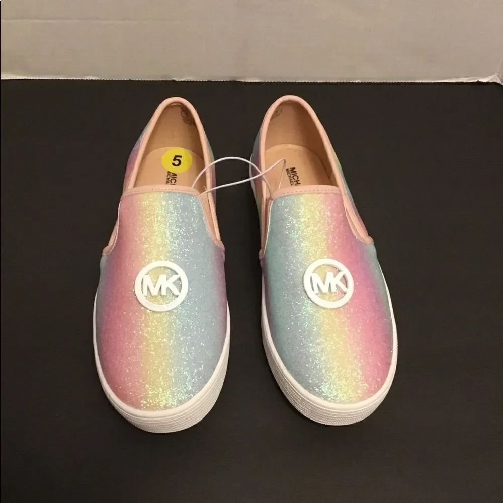 Michael Kors Slip-On Multicolor Rainbow Size 5